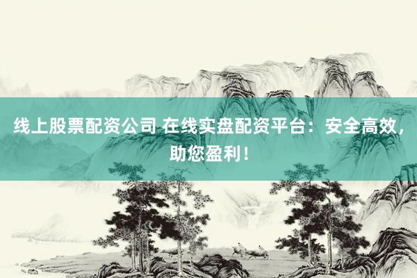 线上股票配资公司 在线实盘配资平台：安全高效，助您盈利！