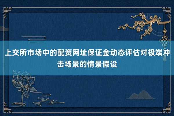 上交所市场中的配资网址保证金动态评估对极端冲击场景的情景假设