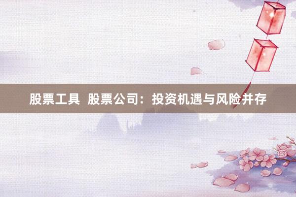 股票工具  股票公司：投资机遇与风险并存