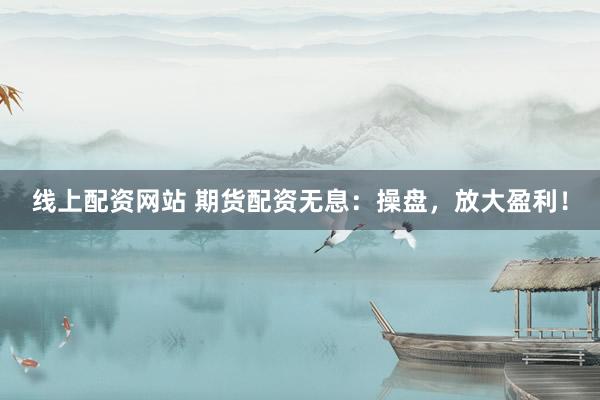 线上配资网站 期货配资无息：操盘，放大盈利！